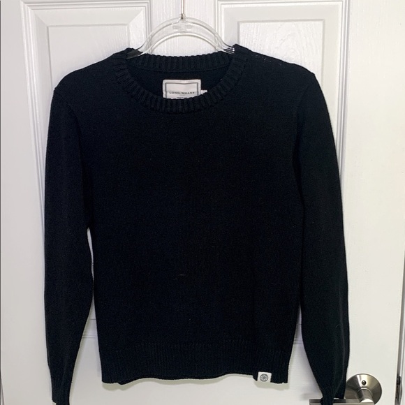 Long Wharf Sweaters - Long Wharf Bay head seawell sweater in black size medium